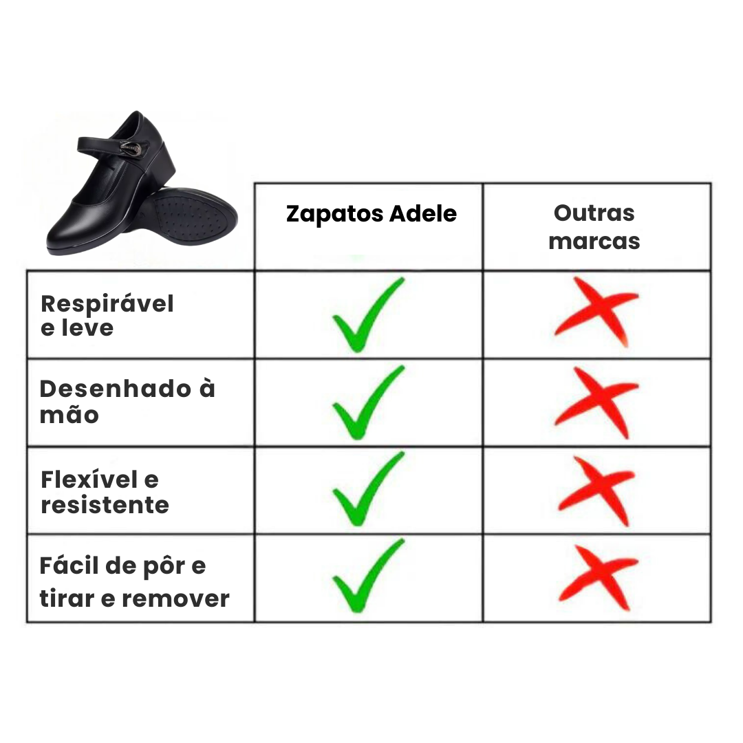 Adele™ | Sapatos Ortopédicos com Salto