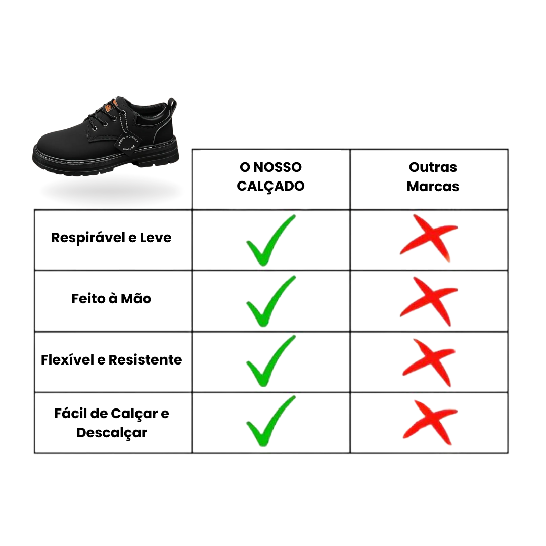 Derby: Botas Ortopédicas Confortáveis