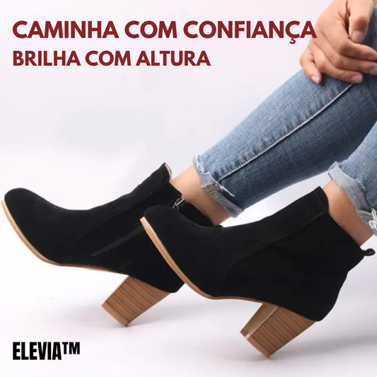 Elevia™ – Botins de Plataforma Elegantes para Mulher