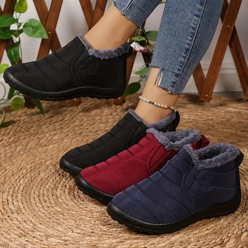 SnowEase™ | Botins Térmicos de Inverno para Mulher